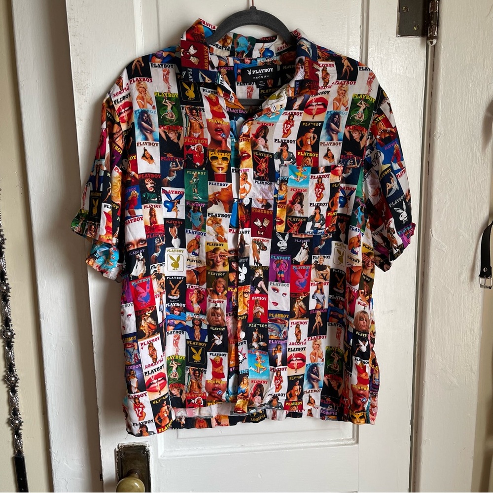 RARE Playboy Pacsun collab Collared Shirt